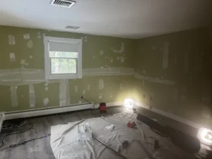 Before refinishing work by a Connecticut Painting Professional Contractor