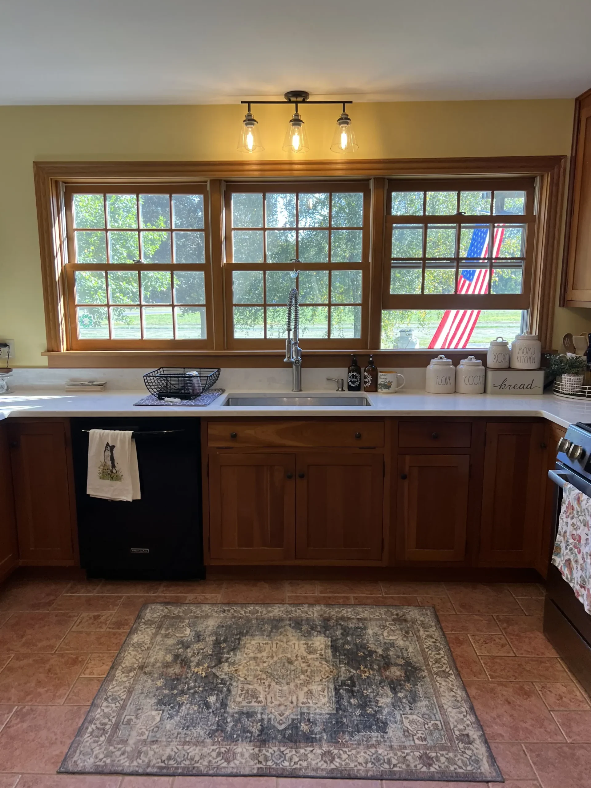 Before refinishing work by a Connecticut Painting Professional Contractor