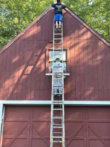 Before refinishing work by a Connecticut Painting Professional Contractor