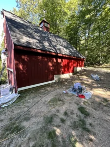 Before refinishing work by a Connecticut Painting Professional Contractor