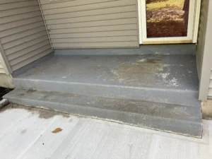 Before refinishing work by a Connecticut Painting Professional Contractor