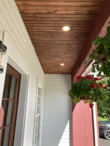Porch refinishing