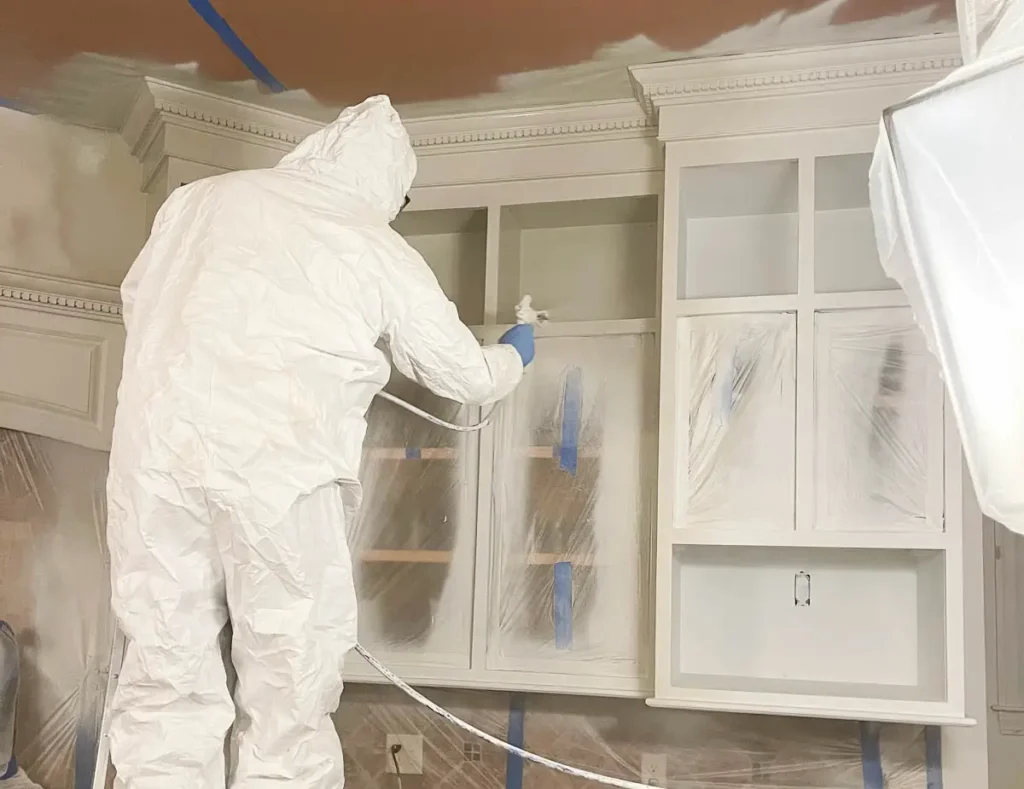 Professional cabinet painter in Connecticut