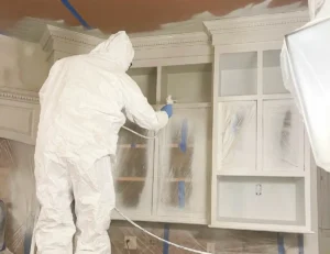 Professional cabinet painter in Connecticut